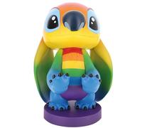 Cableguys Rainbow Stitch Soporte Mando y Movil - Figuras Soporte para movil y Mando, Compatible con Xbox, PlayStation y la mayoría de mandos estándar, Accesorios Escritorio para Setup Gaming