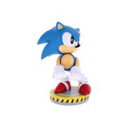 Cableguys Sonic The Hedgehog Figurita Gaming Sliding Sonic - Soporte para Mando o Smartphone - Cable USB Incluido - 20 cm