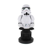 Cableguys Star Wars Stormtrooper Soporte Mando y Movil - Figuras Soporte para movil y Mando, Compatible con Xbox, PlayStation y la mayoría de mandos estándar, Accesorios Escritorio Gaming