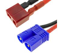 CableMarkt - Cable con Conectores T-Plug Hembra a EC3 Macho para baterías 10 cm
