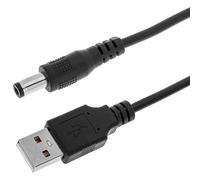 CableMarkt - Cable de alimentación USB Tipo A a Salida Tipo DC-Jack de 2.5 mm