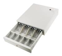 Cablematic BeMatik - Cajón portamonedas Beige automático RJ11 para Impresora TPV POS para Billetes y Monedas