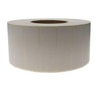 Cablematic PN20071610010174143 - BM78 Rollo de 4800 Etiquetas Adhesivas para Impresora Transferencia térmica 76.2 x 25.4 mm, 8 Unidades, Blanco