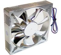 Cablematic - Ventilador de chasis de aluminio 90x90x25 mm de 12 VDC para caja de ordenador