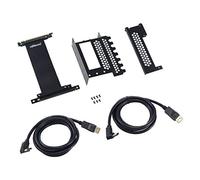 CableMod Soporte para Tarjeta gráfica Vertical Cable Vertical PCIe x16, 2X DisplayPort - Negro