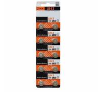 CABLEPELADO 10 Pilas LR43 AG12 186 386 L1142 G12A 1167A GP86A | 1.55 Voltios | Apto para Relojes, calculadoras, Juguetes, Relojes, punteros láser, Libros Infantiles, Dispositivos médicos, llaveros
