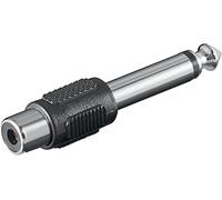CABLEPELADO Adaptador de Audio Mono Jack 6.35 mm Macho a Hembra | Adaptador conversor Jack 6.35 mm a | Adaptador de Conector de Auriculares | Apto para amplificadores | Mono | 1 Unidad