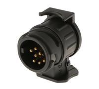 CABLEPELADO Adaptador de Enchufe de Remolque de 13 a 7 Pines,Convertidor de Conector de Remolque de 13 a 7 Pines,Conector de Remolque,Adaptador de Luces de Remolque,13 a 7 Pines,Impermeable