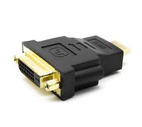 CABLEPELADO Adaptador DVI Hembra a HDMI Macho | Dual Link (24 + 1 Pines) | Adaptador bidireccional DVI | 1080P Full HDTV | Compatible con PS3/PS4, TV Box, BLU-Ray, Proyector | Negro
