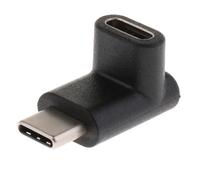 CABLEPELADO Adaptador USB-C acodado, Adaptador USB C de 90 Grados Recto, Acoplador USB C Angular, Transferencia de Datos de hasta 10 Gbps | Macho a Hembra | Apto para portátil Tablet teléfono