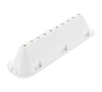 CABLEPELADO - Aleta de Tambor para Lavadora | Bateaguas de 17,5 x 4,7 x 4 cm | Compatible con Vestel, Whirlpool, Indesit, Haier y Bauknecht | Color Blanco