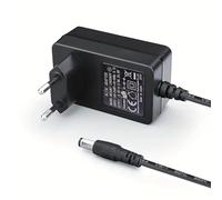CABLEPELADO - Alimentador 12V 2A - Cargador 12v - Jack de conexion es de 5,5 mm Ø Exterior y 2,5 mm Ø Interno - Negro