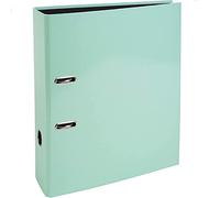 CABLEPELADO Archivador 2 anillas Lomo 80 mm A4 Verde Claro, Capacidad 750 Hojas, Oficio y Colegiado