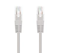 CABLEPELADO - Cable de Red UTP CAT6 - Cable Ethernet - cable trenzado - RJ45 - compatible PC, PS4, PS5, Xbox, Smart TV, server - gris - 0.50 metros
