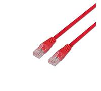 CABLEPELADO - Cable de Red UTP CAT6 - Cable Ethernet - Cable Trenzado - RJ45 - Compatible PC, PS4, PS5, Xbox, Smart TV, Server - Rojo - 2 Metros