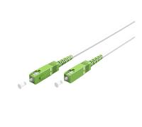 CABLEPELADO Cable Fibra optica para Router | Latiguillo Monomodo Simplex | FTTH - 9/125 OS2 - SC/APC-SC/APC | Compatible con Orange, Movstar, Vodafone, Masmovil, Yoigo y Jazztel | 10 Metros