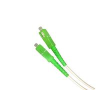 CABLEPELADO Cable Fibra optica para Router | Latiguillo Monomodo Simplex | FTTH - 9/125 OS2 - SC/APC-SC/APC | Compatible con Orange, Movstar, Vodafone, Masmovil, Yoigo y Jazztel | 3 Metros