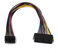 CABLEPELADO Cable interno 24 Pines a 14 Pines, Adaptador fuente alimentación Compatible 24 pines a 14 pines, M92p, M93P, H530, Q77, B75, A75, P75, ThinkServer TS140 TS440, 15 cm