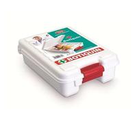 CABLEPELADO - Caja botiquín Primeros Auxilios con Tapa y asa, Estuche de emergencias, Maletín de emergencias, caja medicinas, primeros auxilios, farmacia portátil, 35 x 25 x 10.5 cm