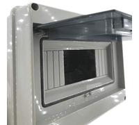 CABLEPELADO - Caja distribucion electrica Superficie IP65 - cofret modular - Caja eléctrica DIN - Caja Modular - Cuadro Electrico Superficie - 8 modulos