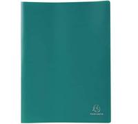 CABLEPELADO Carpetas de fundas A4 | 50 fundas transparentes PP | Carpeta para archivo | Capacidad para 100 hojas | Polipropileno | Verde