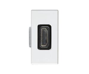 CABLEPELADO Conector HDMI v1.4 medio elemento Simon 27 Play Blanco