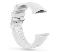 CABLEPELADO Correa Compatible con Polar M400 / M430, Pulsera para reloj Polar, Repuesto Polar, Suave, Silicona, Recambio Brazalete Impermeable, cierre rápido, Blanco