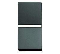 CABLEPELADO Cruzamiento estrecho Niessen Zenit | 16A / 250V | N2202BL | 22.5x44mm | Estrecho | Antracita | Compatible con la serie Niessen Zenit.