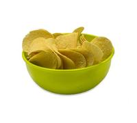 CABLEPELADO - Cuenco de plastico para comida 17 cm - bol - recipiente - plato - vasija - Libre BPA - micro - lavavajillas - congelador - color verde