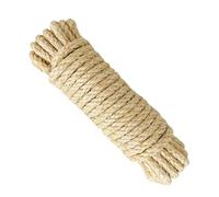 CABLEPELADO - Cuerda de Yute Natural 6 mm x 10 Metros - CablePelado - Rollo de Cuerda Resistente y Biodegradable para Manualidades, Decoración, Jardinería, Hogar y Proyectos DIY - Fibra Ecológica