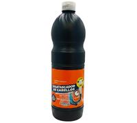 CABLEPELADO - Desatascador de Cabellos Especial para Tuberías | Solución Química para Baños y Duchas | Acción Rápida y Eficaz | Formato de 1 Litro | Negro y Naranja