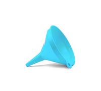 CABLEPELADO - Embudo - cono de trasvase - pipeta - tolva para alimentación - libre de BPA - facil de limpiar - 14 cm (Azul)