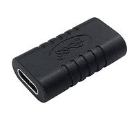 CABLEPELADO Empalme USB C | Adaptador acoplador USB C | Adaptador USB C Hembra a USB C Hembra | Transferencia de hasta 10 Gbps | Empalme Cable USB Tipo C | USB C Hembra a Hembra | USB C 3.1 | Negro