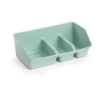 CABLEPELADO Estropajero Verde, Organizador Fregadero estropajero, Organizador de Fregadero, Guarda Estropajo de Cocina, Soporte para Fregadero Estropajo de Cocina, 3 en 1, Plástico, Verde