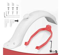 CABLEPELADO Guardabarros Trasero Compatible con Xiaomi con Soporte Blanco