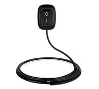 CABLEPELADO Interruptor de Coche 12V DIY en Forma de Gota de Agua, Interruptor ON/OFF con Cable de 60 cm, Fácil Instalación con Adhesivo, Compatible con Luces LED, Proyectos Eléctricos