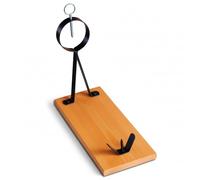 CABLEPELADO Jamonero Modelo Extremadura Uso domestico | Jamonero Madera Pino Gallego | Soporte jamonero | Jamonero Profesional con herrajes | Jamón ibérico | Fabricado en España