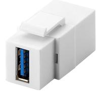 CABLEPELADO Keystone USB 3.0 A Hembra a A Hembra Blanco
