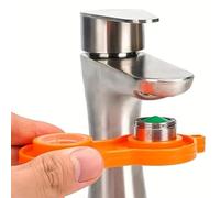 CABLEPELADO Llave de ventilación universal para grifo, Llave universal para grifos, Llave de ajuste para grifos, Herramienta universal grifos, Apta para las roscas de M20, M22, M24, M28, Plástico