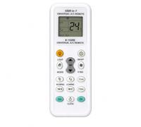 CABLEPELADO Mando Universal para Aire Acondicionado, Mando Distancia Aire Acondicionado, K-1028E, 1000 en 1 A/C Control Remoto LCD Digital, Compatible con Fujitsu, LG, Samsung, Mitsubishi