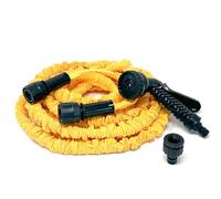 CABLEPELADO - Manguera Extensible 7,5 Metros con Pistola de Riego - 7 Modos de Pulverización - Ligera, Compacta y Resistente - Incluye Conectores Rápidos - Ideal para Jardín, Césped, Terraza