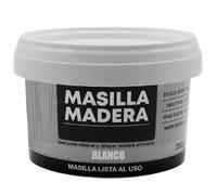 CABLEPELADO - Masilla para Madera - Rellenadora de Grietas y Agujeros en Superficies de Madera Interior, 250 g - Secado Rápido, Alta Adherencia y Fácil Aplicación - Blanca