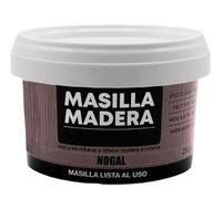 CABLEPELADO - Masilla para Madera - Rellenadora de Grietas y Agujeros en Superficies de Madera Interior, 250 g - Secado Rápido, Alta Adherencia y Fácil Aplicación - Nogal