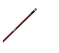 CABLEPELADO Palo universal cepillo barrer fregona | Palo de Metal | Mango para escoba | Sujeción de rosca | Robusto y resistente | Limpieza hogar (120 cm rojo)