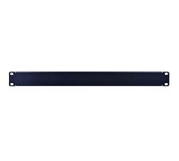 CABLEPELADO Panel Ciego de 1U para Armario Rack 19 de 1U | Tapa ciega Rack | Evita Polvo | para gestión de Cables | Ancho: 490 mm x Altura: 45 mm | No Incluye Tornillos | Metal | Negro