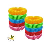 CABLEPELADO Pulseras Repelentes de Mosquitos, Brazaletes repelentes de insectos, Pulseras anti-mosquitos, repelentes mosquitos, Pulsera Natural No Tóxica con Olor a Citronela y Menta, Niños y adultos