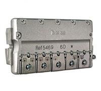 CABLEPELADO - Repartidor Distribuidor - Splitter - coaxial - conexión easyF - mínima amortiguación de señal - 5-2400mhz - 6 Salidas