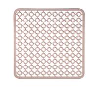 CABLEPELADO Salvaplatos para Fregadero, Protector de Fregadero, Rejilla para Fregadero, Salvaplatos de plástico, Alfombrilla de Fregadero, Tapete para Fregadero, 30 cm Cada Lado, Rosa