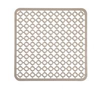CABLEPELADO Salvaplatos para Fregadero, Protector de Fregadero, Rejilla para Fregadero, Salvaplatos de plástico, Alfombrilla de Fregadero, Tapete para Fregadero, 30 cm Cada Lado, Beige