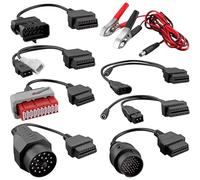 CABLEPELADO - Set de Adaptadores OBD1/OBD2 para Diagnóstico Automotriz, Juego de 8 Piezas, Compatible con Múltiples Marcas de Camiones (Kit 1)